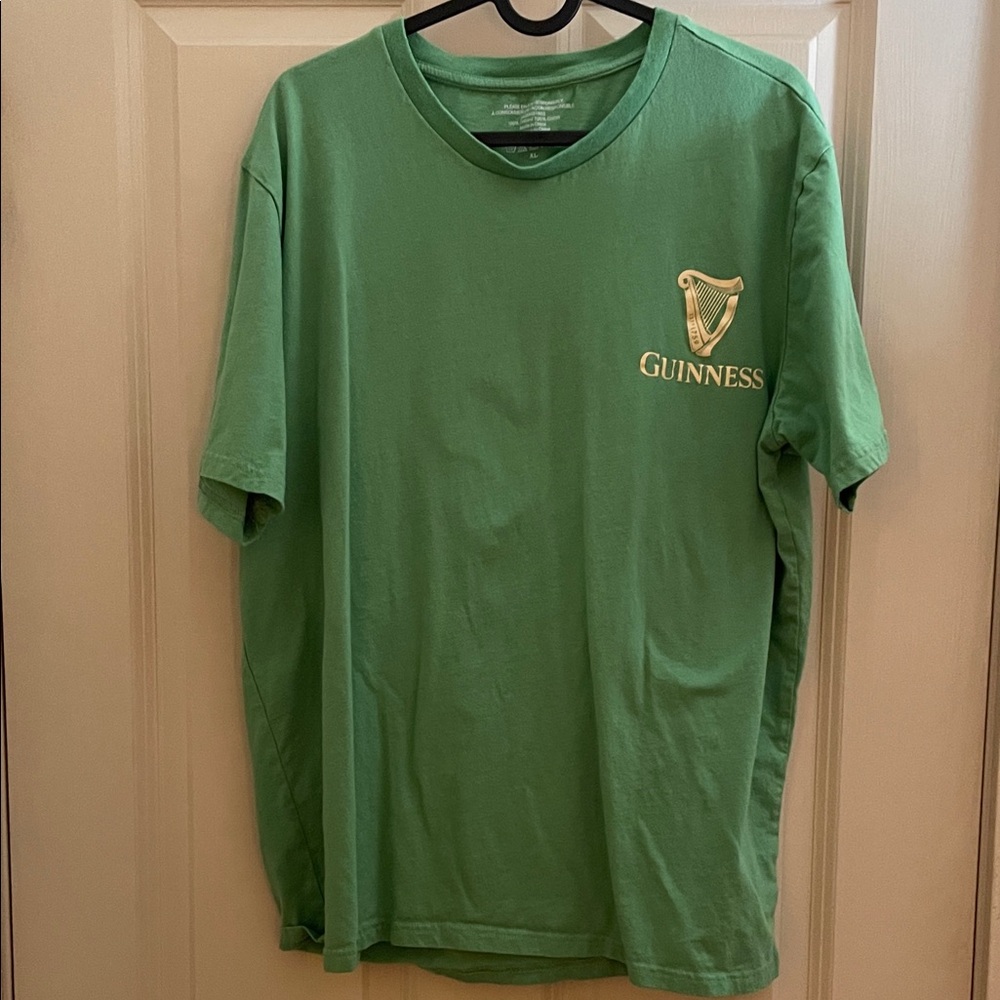 Guinness t shirt w pints on back